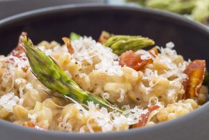 roasted asparagus and farro risotto recipe
