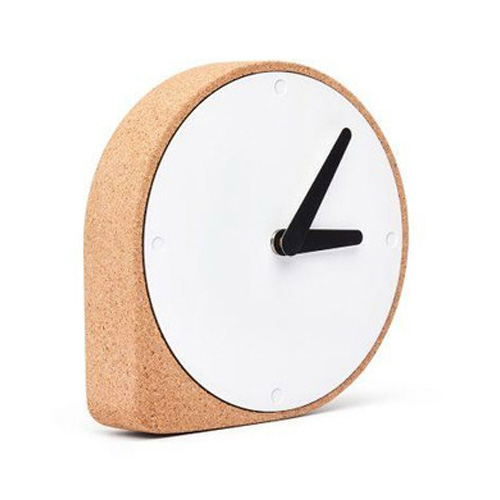 modern cork clock