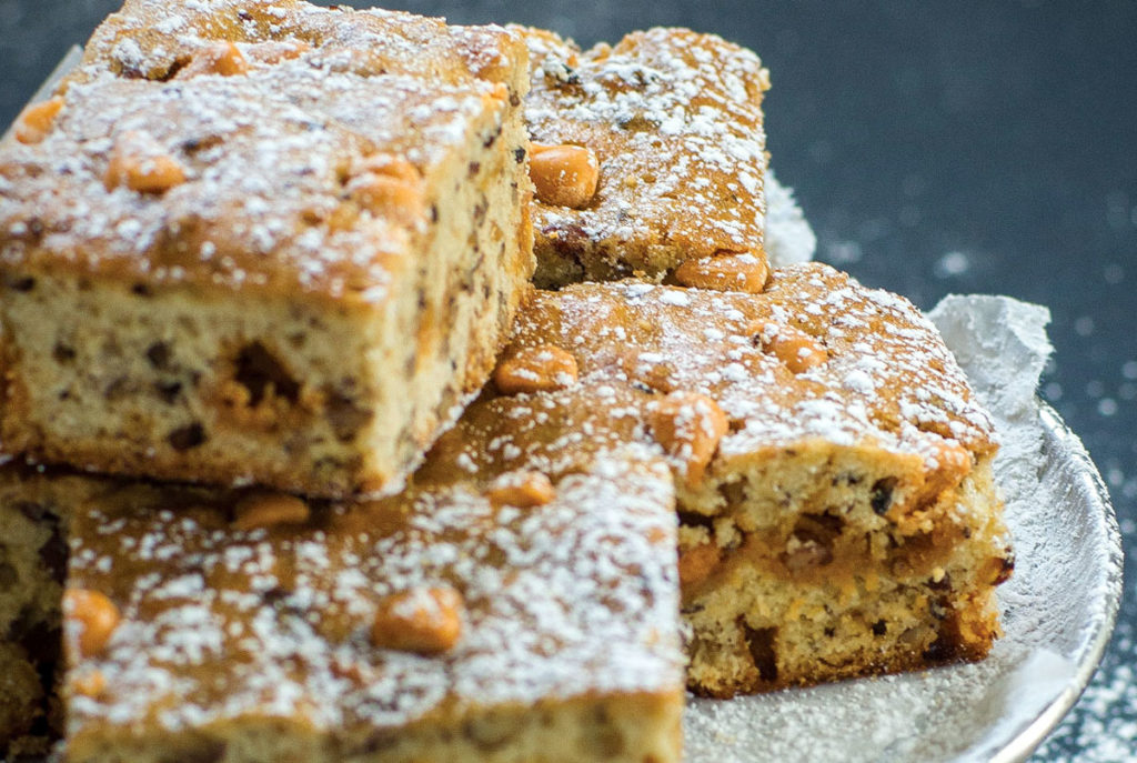 banana butterscotch blondie recipe