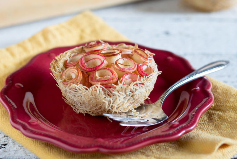 cardamom apple katifi nests