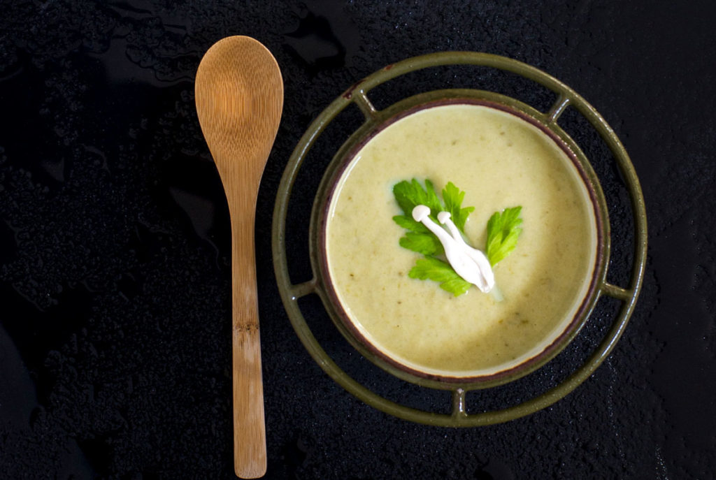 creamy celery leek soup recipe