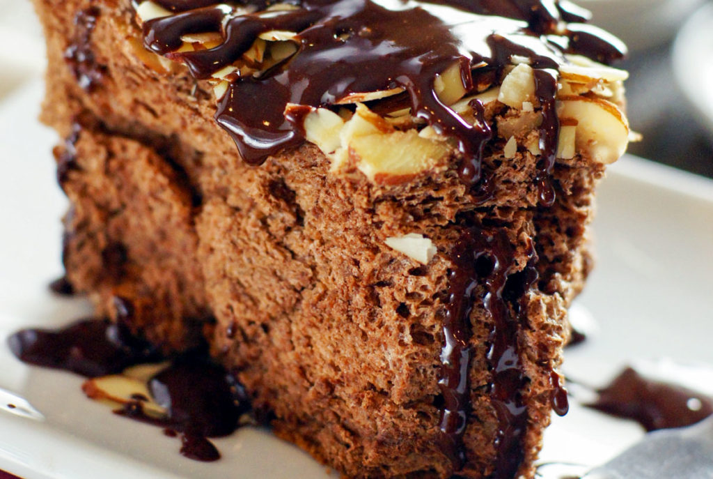 chocolate almond angel food cake recipe