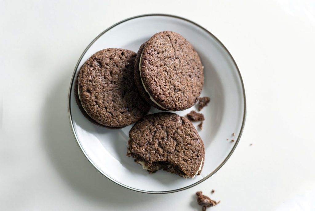 chocolate peanut butter sandwich cookie recipe