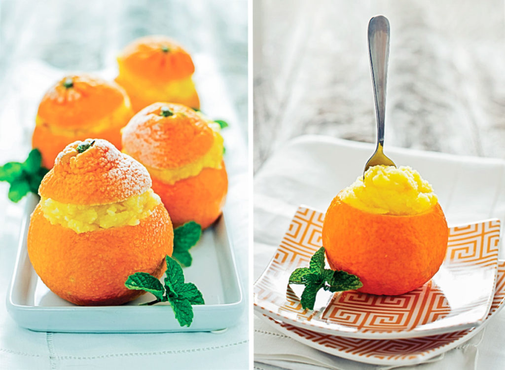 frozen clementine sorbet