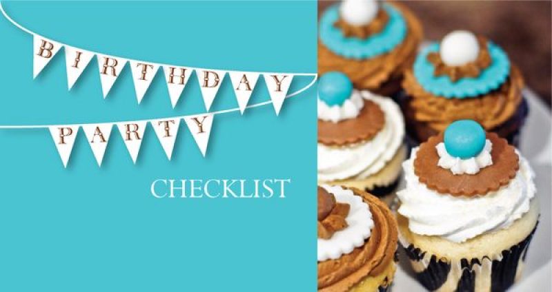 birthday party checklist