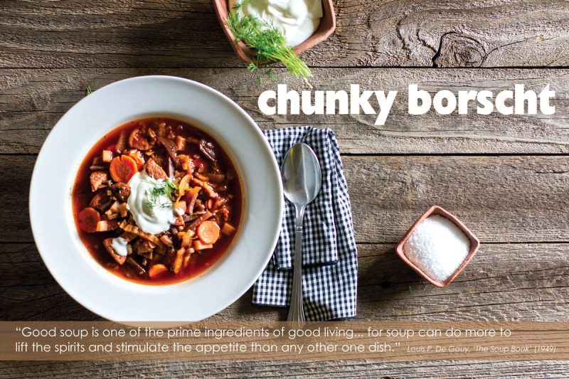 chunky borscht recipe