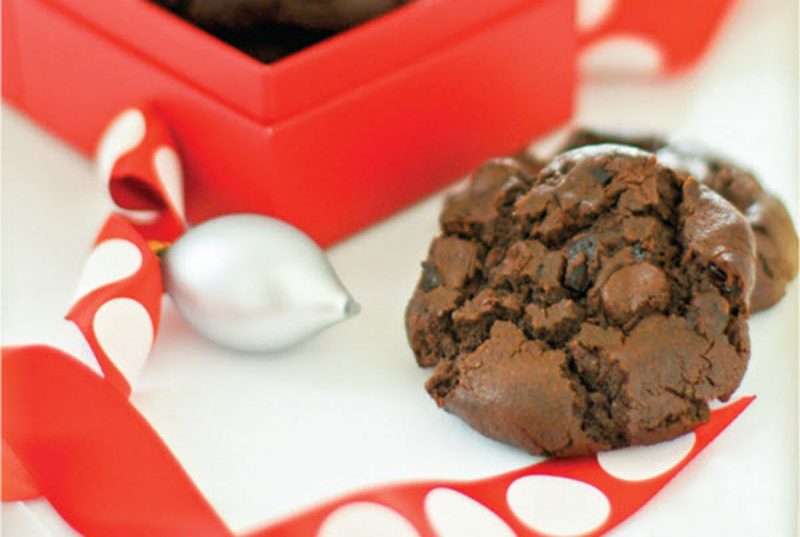 double chocolate cherry cookie recipe