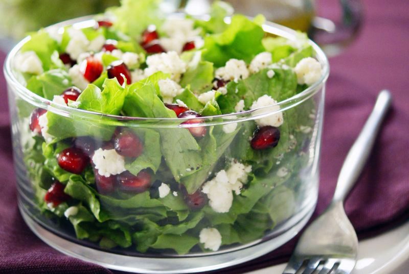 pomegranate feta salad recipe