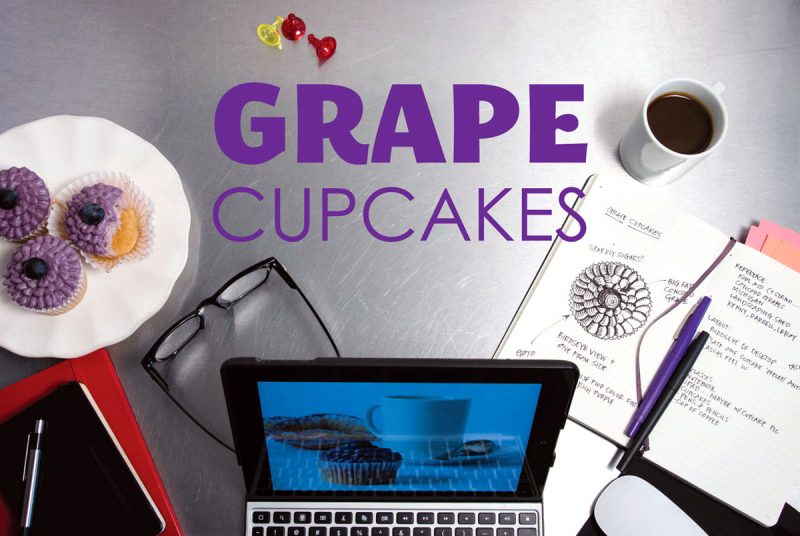 grape cupcake recipe