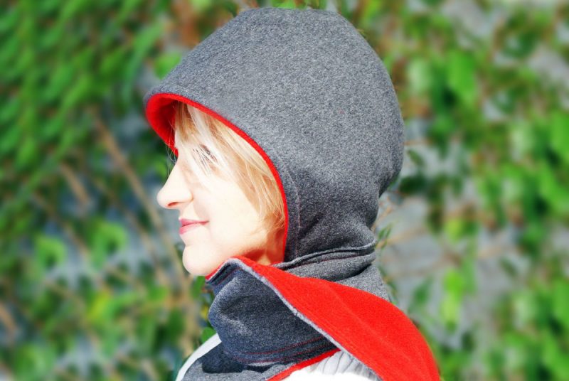 hooded scarf diy