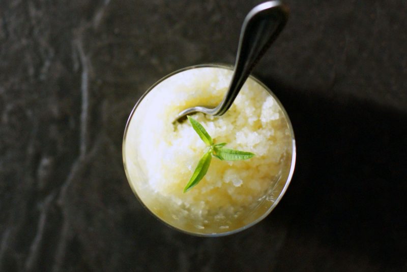 pineapple lemon verbena granita recipe