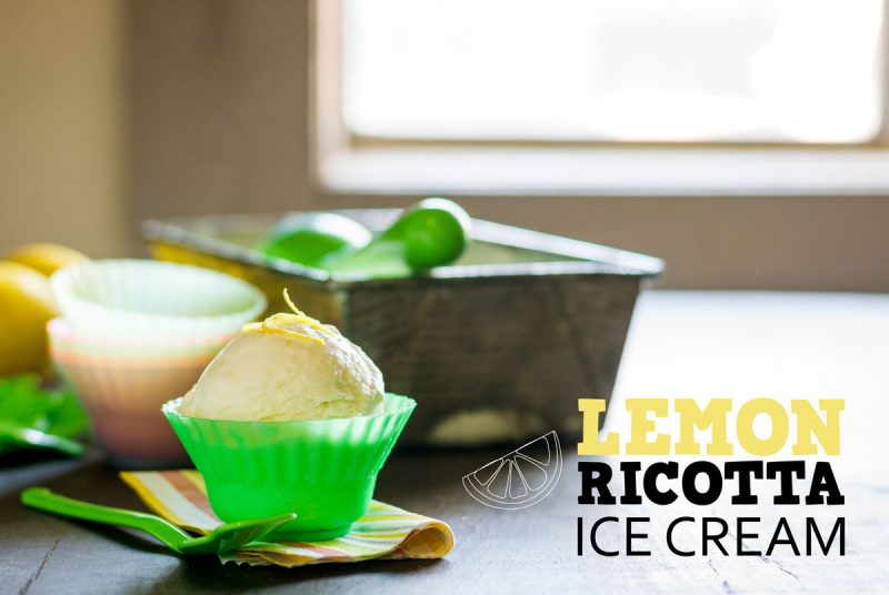 lemon ricotta ice cream recipe