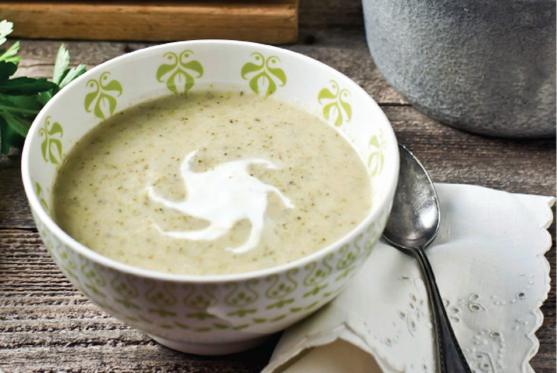 roasted broccoli and cauliflower soup recipe