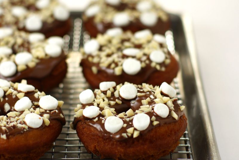 rocky road doughnuts recipe