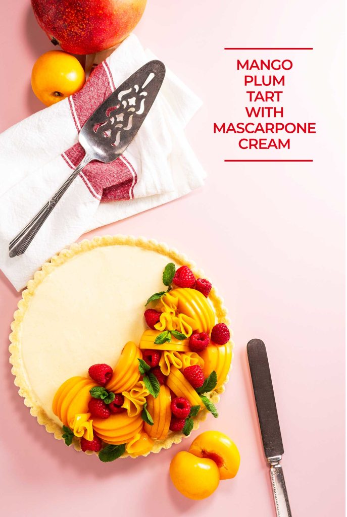 mango-plum-tart-with-mascarpone-cream-