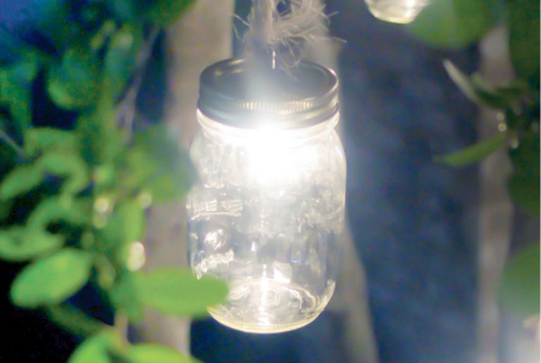 mason jar outdoor lights craft diy