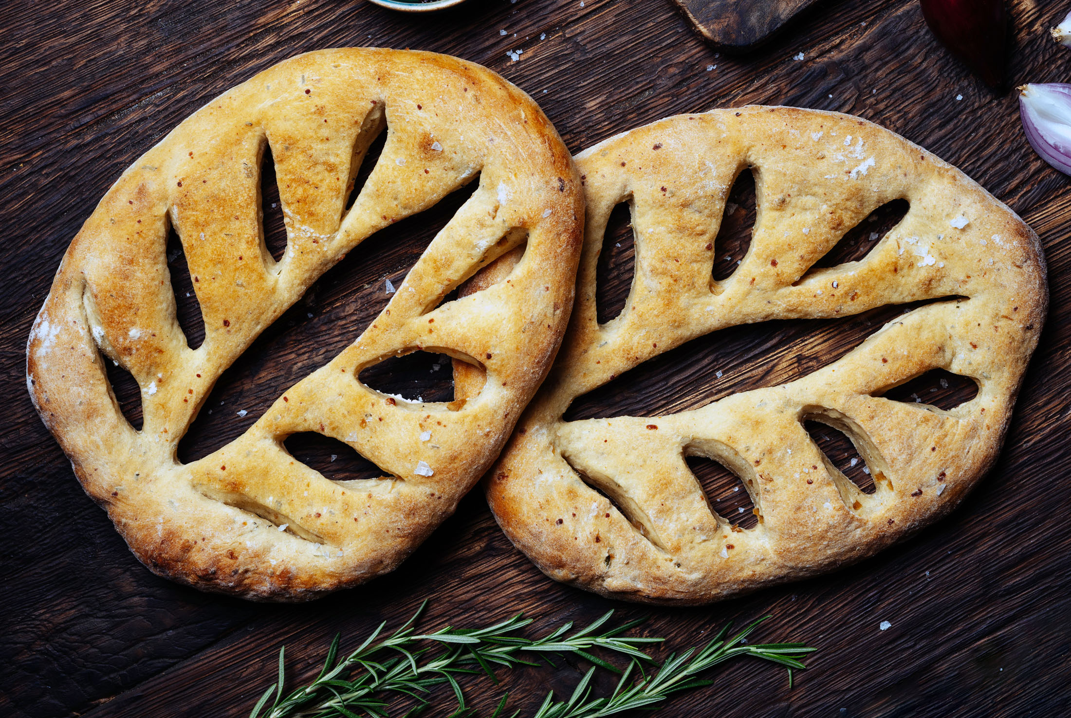 fougasse aux fritons