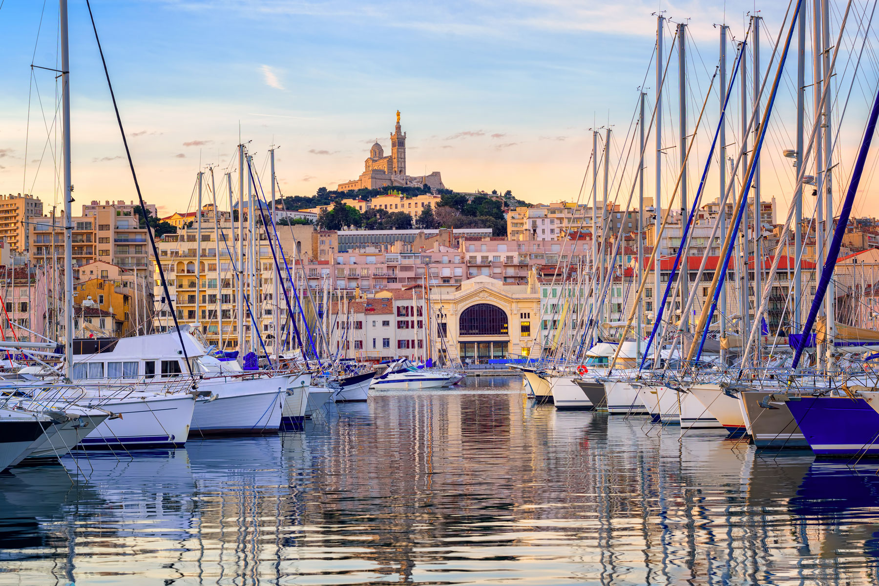 vieux port in Marseille, France