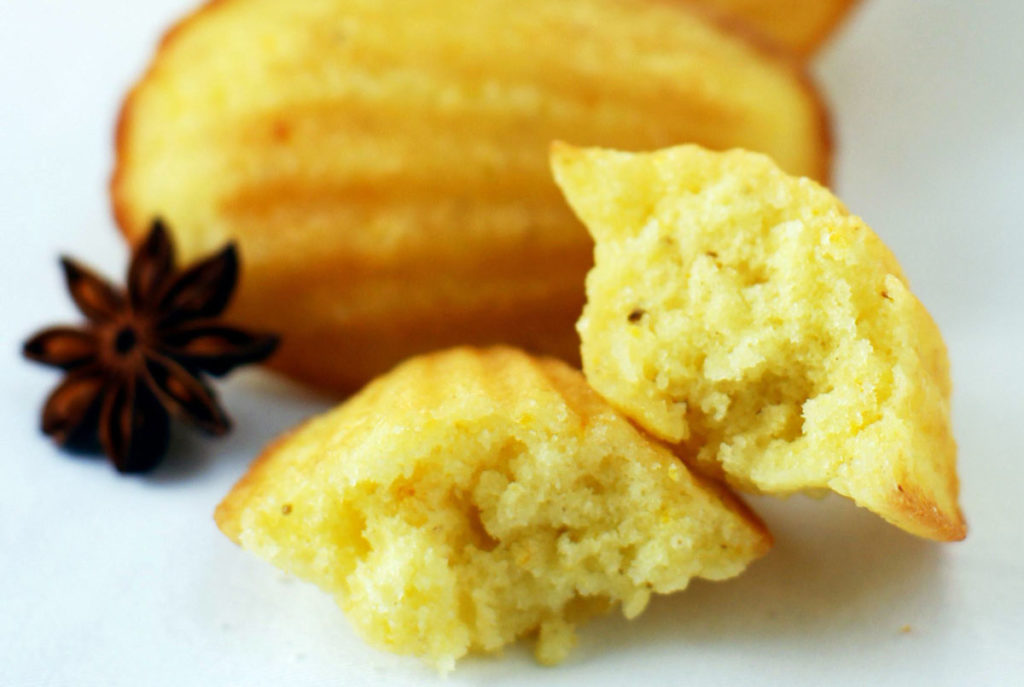 orange anise madeleines recipe