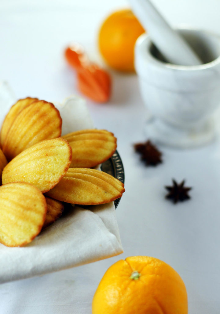 orange anise madeleines recipe