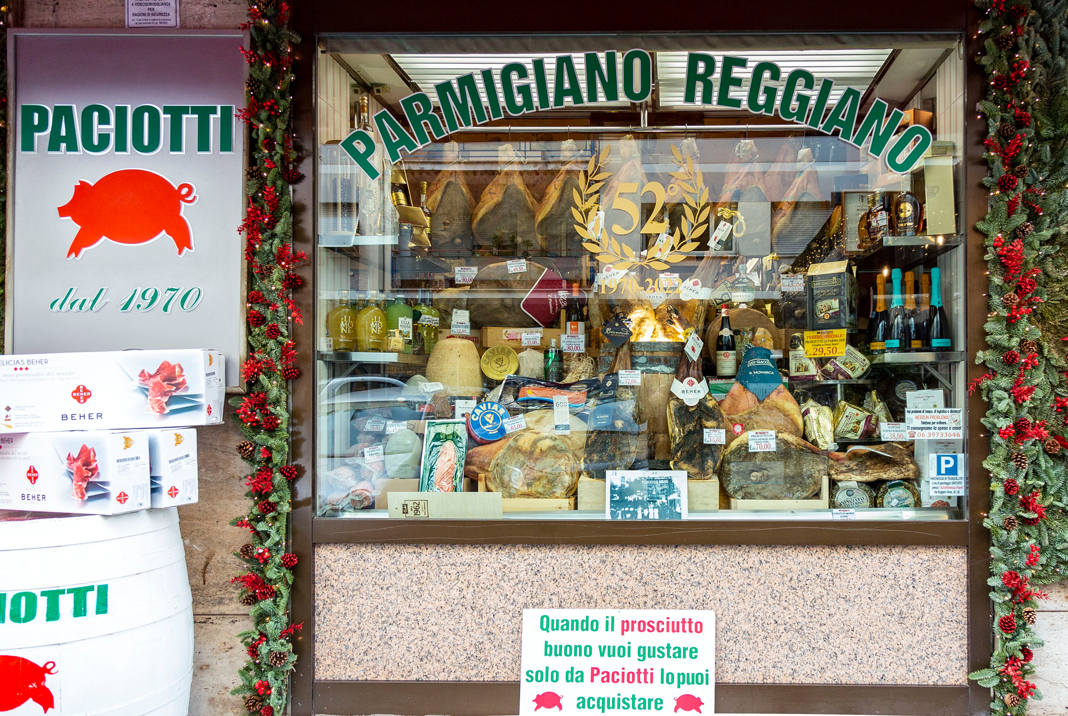 paciotti salumeria, rome