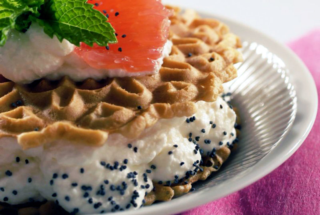 pizzelle with citrus cream recipe