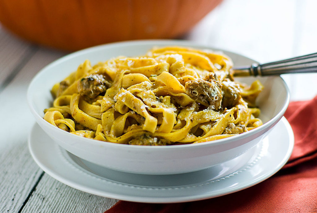 pumpkin fettuccine recipe