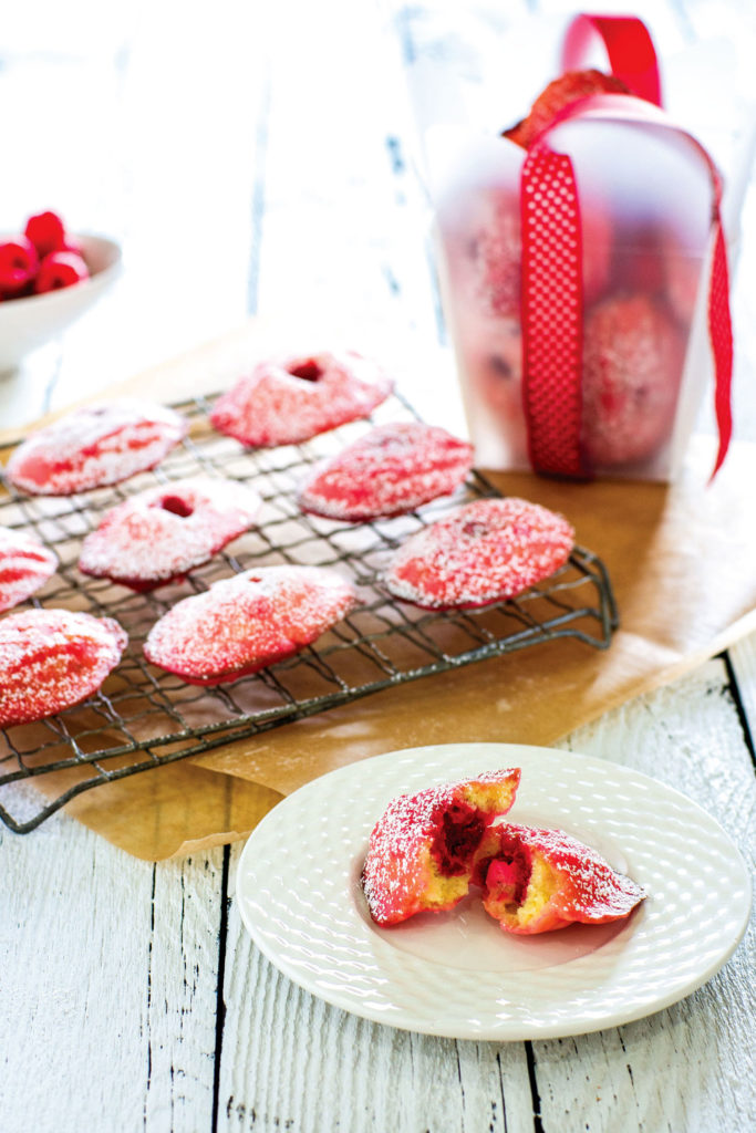 raspberry lime madeleines recipe