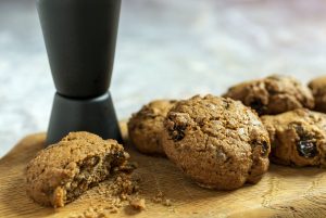 spiced rum chocolate chunk cookies