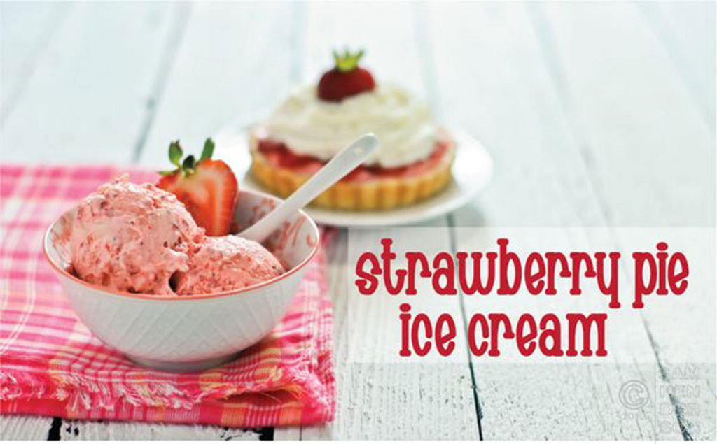 strawberry pie ice cream recipe