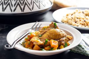 moroccan chicken and butternut squash tagine