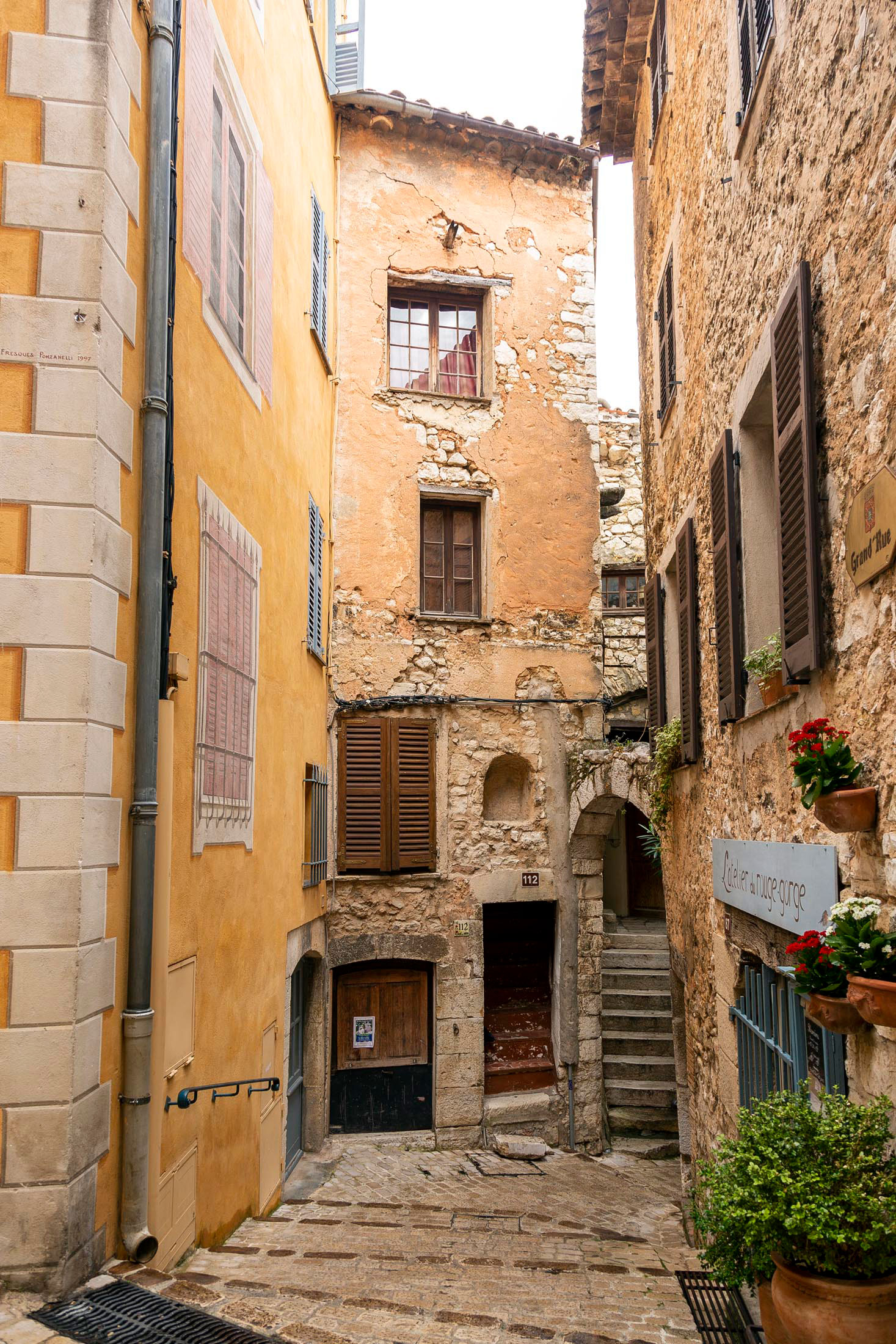 perched villages of côte d'azur - tourrettes sur loup