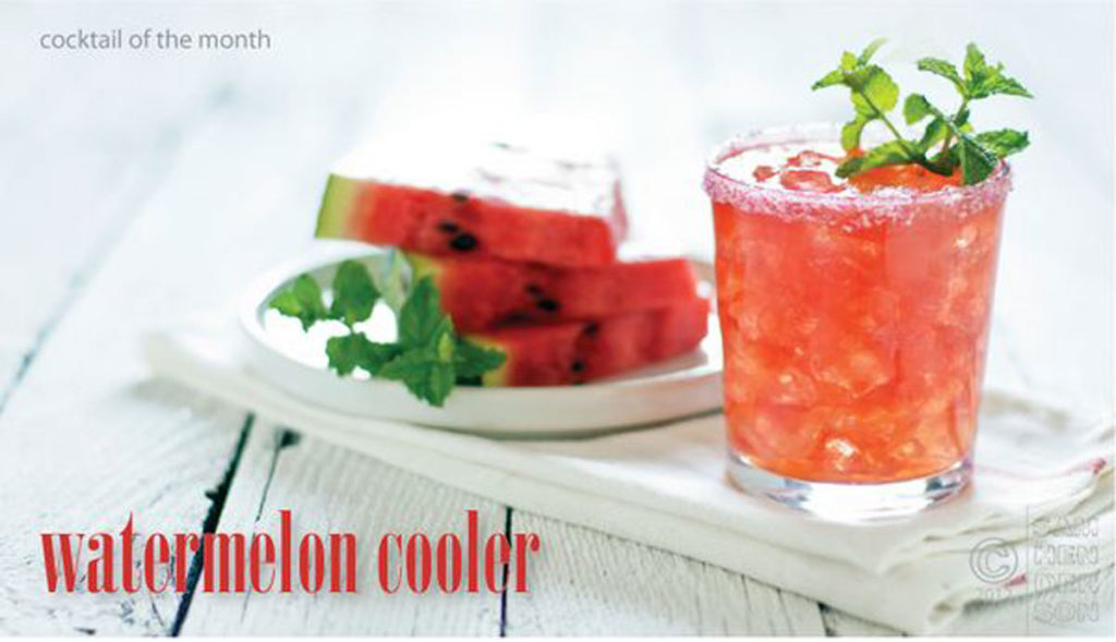 watermelon cooler cocktail recipe
