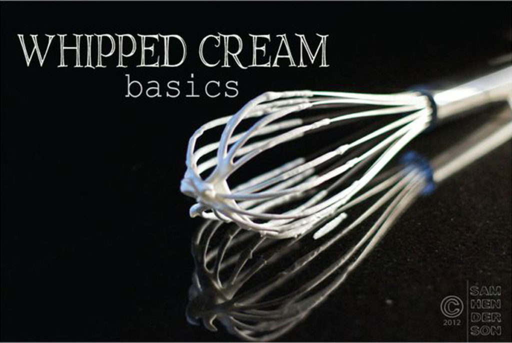 whipped cream basics